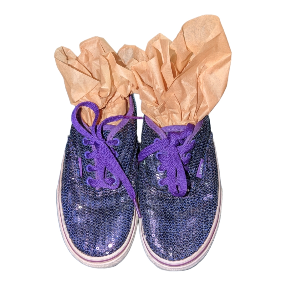 Shiney Purple Vans